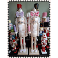 Notenkraker Kerst Roze