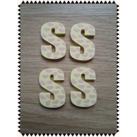 Chocoladeletters mini hartjes 