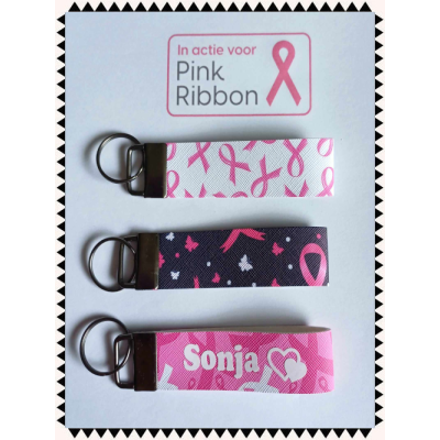 Pink Ribbon Sleutelhangers