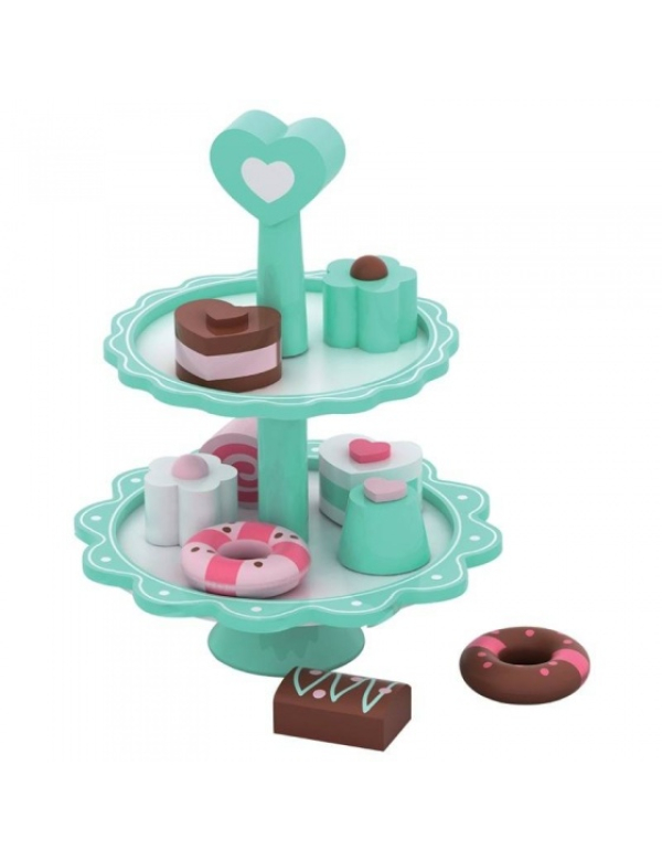 Houten Gebakjes Etagère Houten Gebakjes Etagère