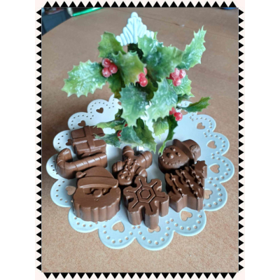 Kerst chocolade - set 3