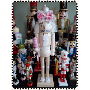 Notenkraker Kerst Roze