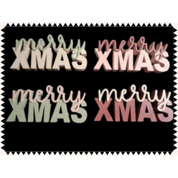 Merry Xmas decoratie