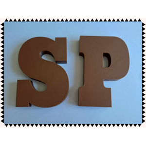 Chocolade letters Sinterklaas
