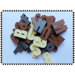 Chocoladeletters mini