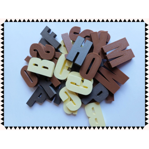 Chocoladeletters mini
