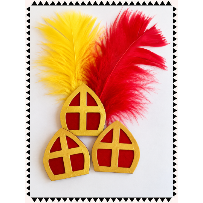 Sinterklaas mijter (flatback)